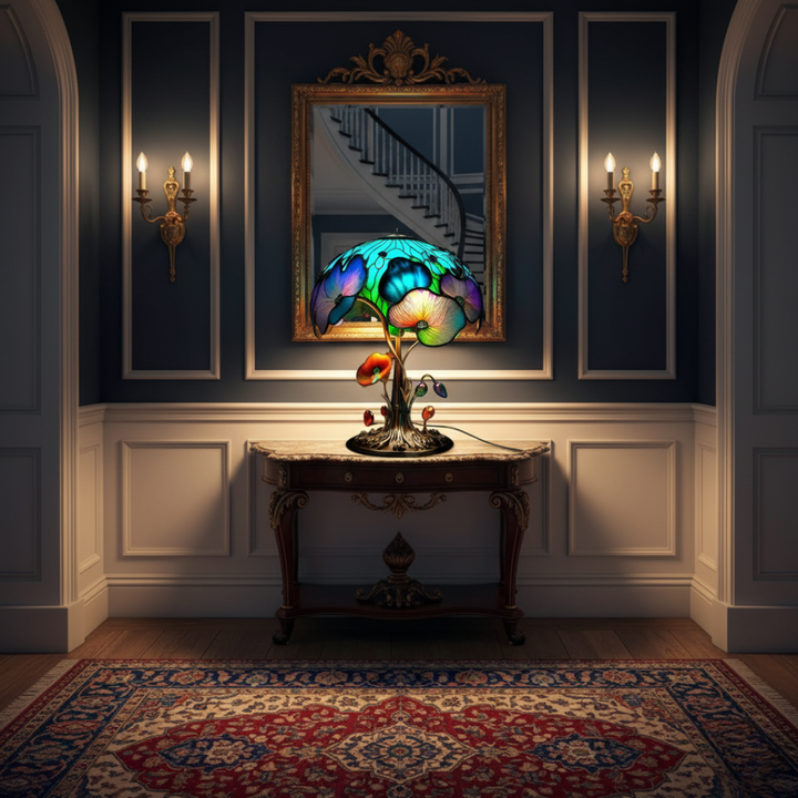 Boho Šiks Sēņu Ziedu Lampa