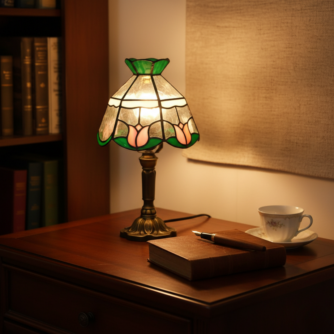 Antikā Baroka LED Galda Lampa